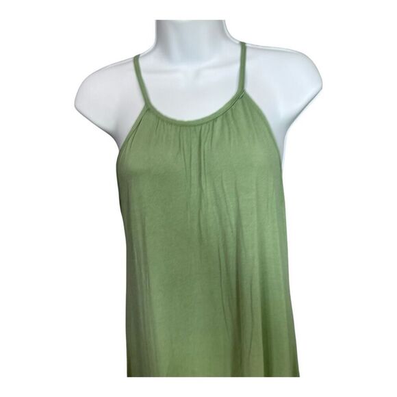 Olivia Rae New York Dress Women Size S Sleeveless Green Maxi - Picture 2 of 6